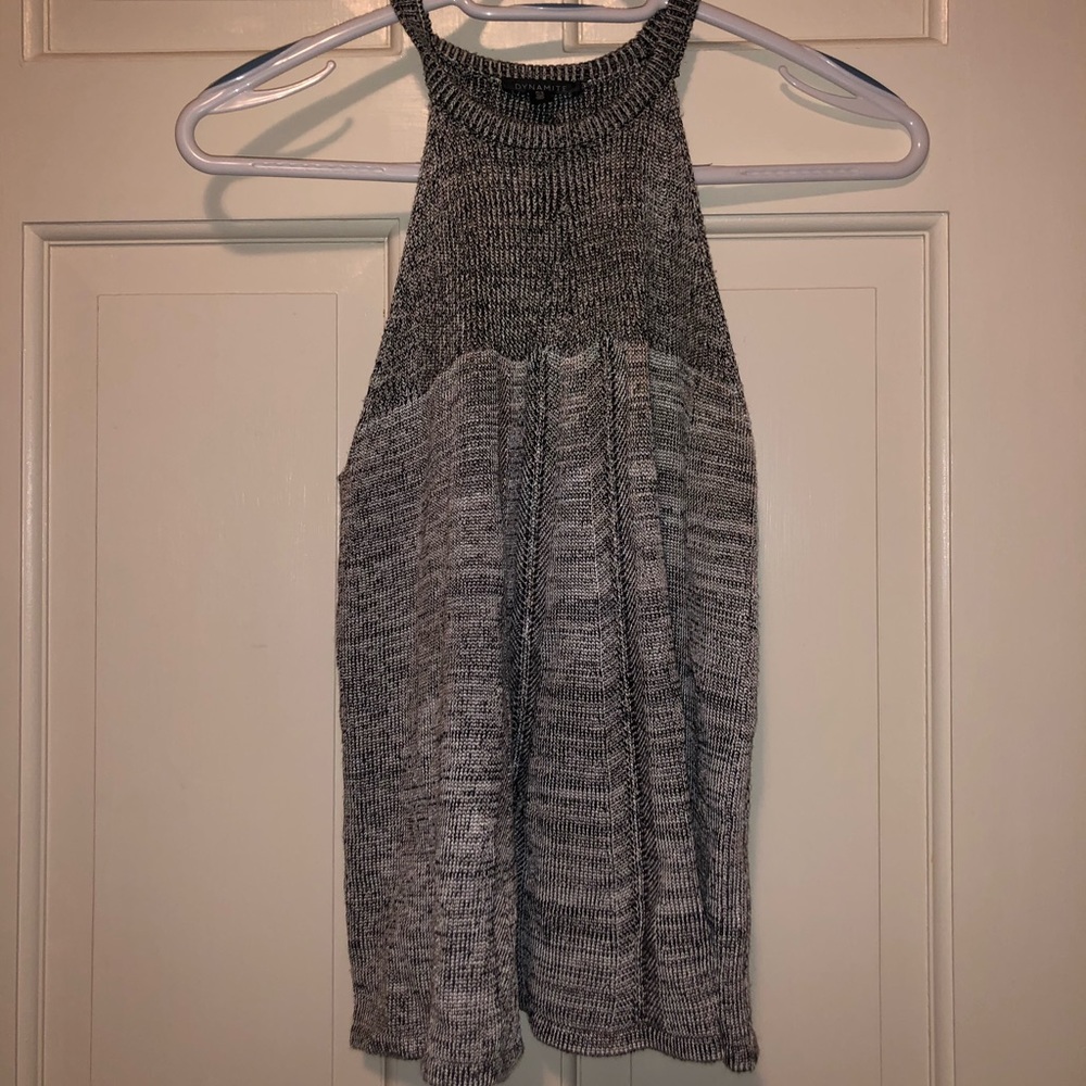 Silver tank top